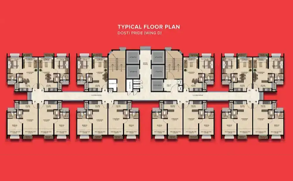 Dosti Greater Thane Floor Plans Dosti Greater Thane Floor Plans