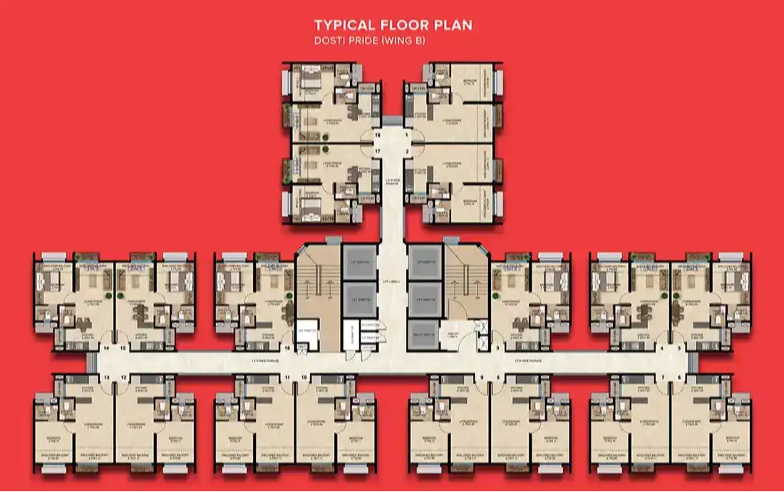 Dosti Greater Thane Floor Plans Dosti Greater Thane Floor Plans