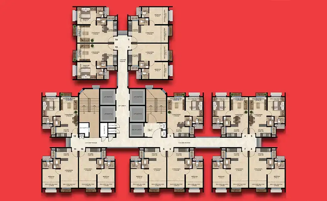 Dosti Greater Thane Floor Plans Dosti Greater Thane Floor Plans